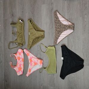 Lot of 3 Bikinis and One Bottom